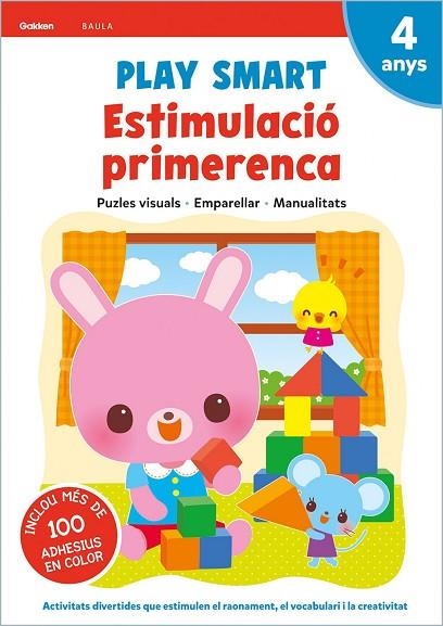 PLAY SMART 4 ANYS ESTIMULACIÓ PRIMERENCA QUADERN 3 | 9788447944156 | Llibreria infantil en català