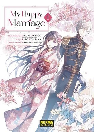 MY HAPPY MARRIAGE 01 | 9788467970326 | AGITOGI, AKUMI/KOHSAKA, RITO/TSUKIOKA, TSUKIHO | Llibreria infantil en català