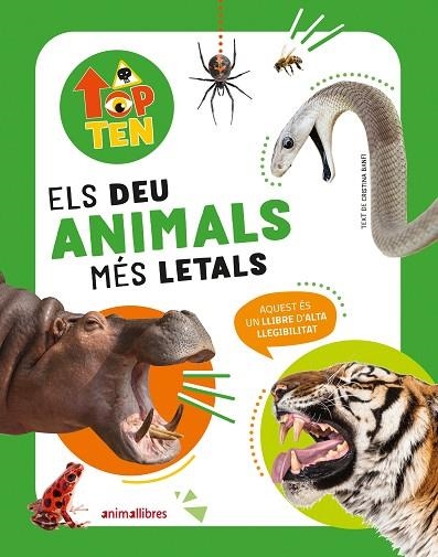 TOP TEN ELS DEU ANIMALS MÉS LETALS | 9788419659521 | BANFI, CRISTINA | Llibreria infantil en català