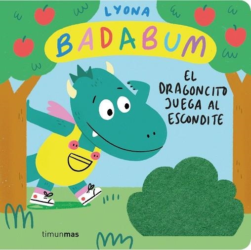 BADABUM EL DRAGONCITO JUEGA AL ESCONDITE ( LIBRO CON SOLAPAS DE TELA ) | 9788408277149 | LYONA | Llibreria infantil en català