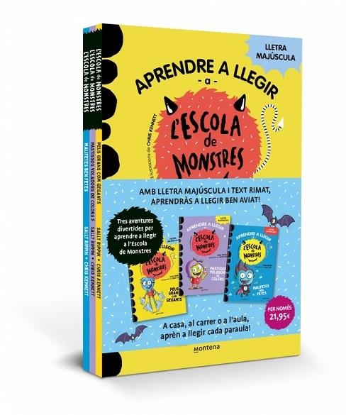 APRENDRE A LLEGIR A L'ESCOLA DE MONSTRES - PACK AMB ELS LLIBRES 4, 5 I 6 | 9788410298675 | RIPPIN, SALLY | Llibreria infantil en català